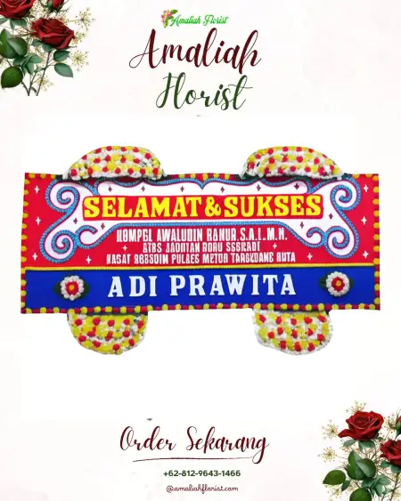 Papan Bunga Ucapan Selamat Jaya Baru